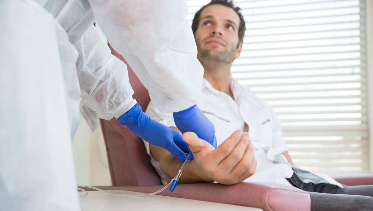 intravenózní injekce pro prostatitidu